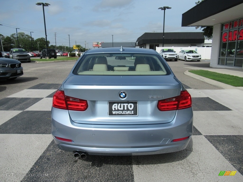 2013 3 Series 328i Sedan - Liquid Blue Metallic / Venetian Beige photo #4