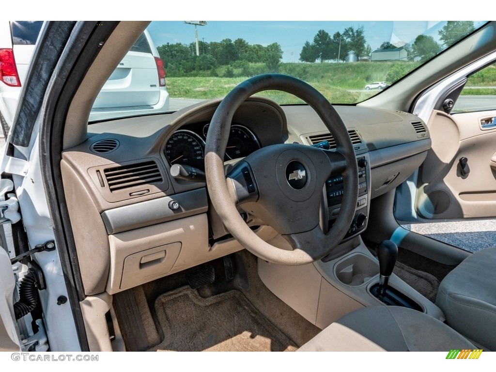 2007 Cobalt LS Sedan - Summit White / Neutral Beige photo #19