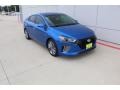 2017 Electric Blue Metallic Hyundai Ioniq Hybrid Limited  photo #2