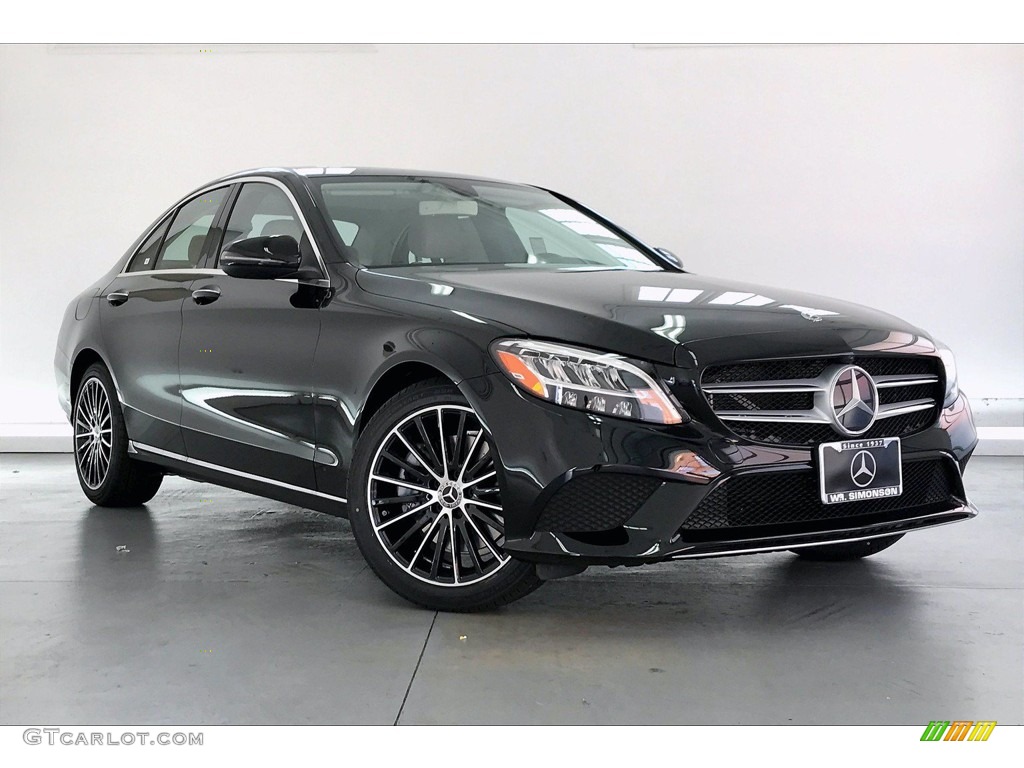 2020 C 300 Sedan - Black / Silk Beige/Black photo #12