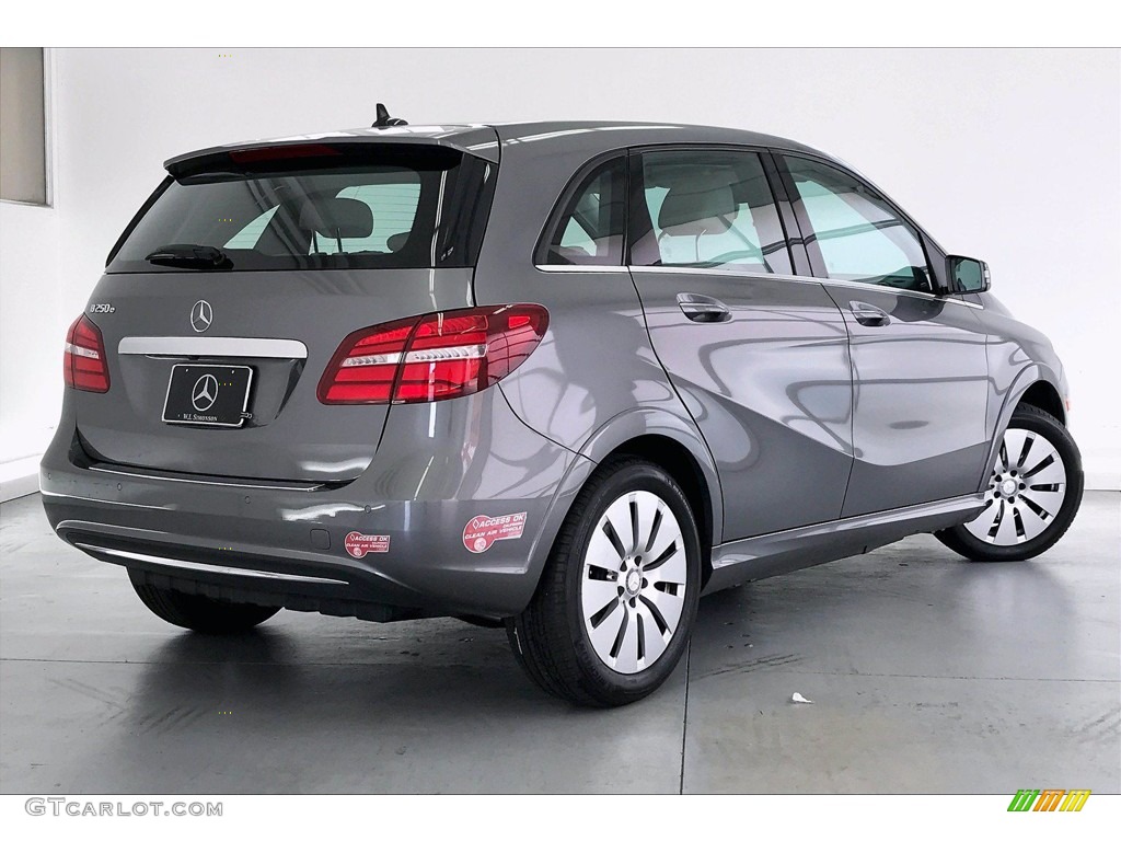 2017 B 250e - Mountain Grey Metallic / Crystal Grey photo #16