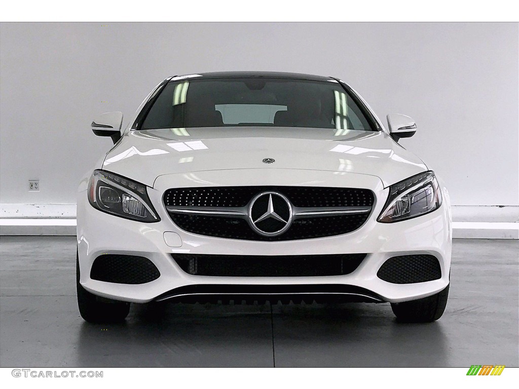 Polar White 2018 Mercedes-Benz C 300 Coupe Exterior Photo #138484378