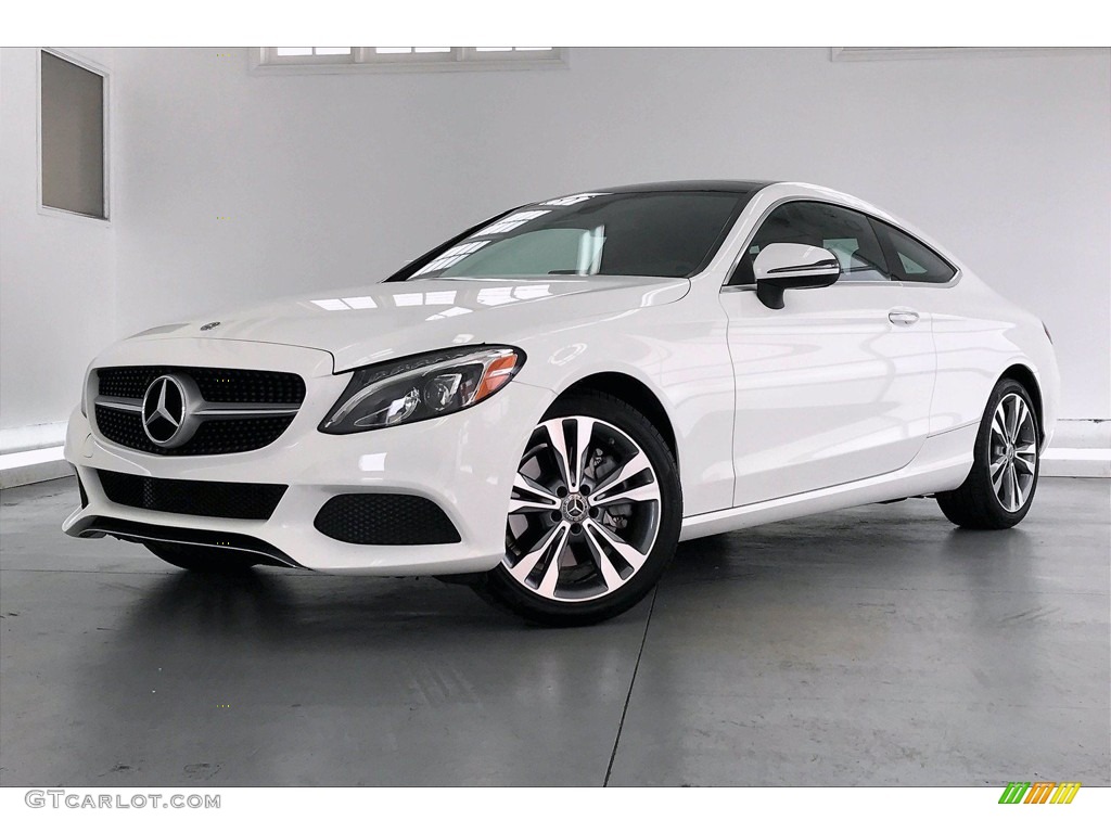 Polar White 2018 Mercedes-Benz C 300 Coupe Exterior Photo #138484477