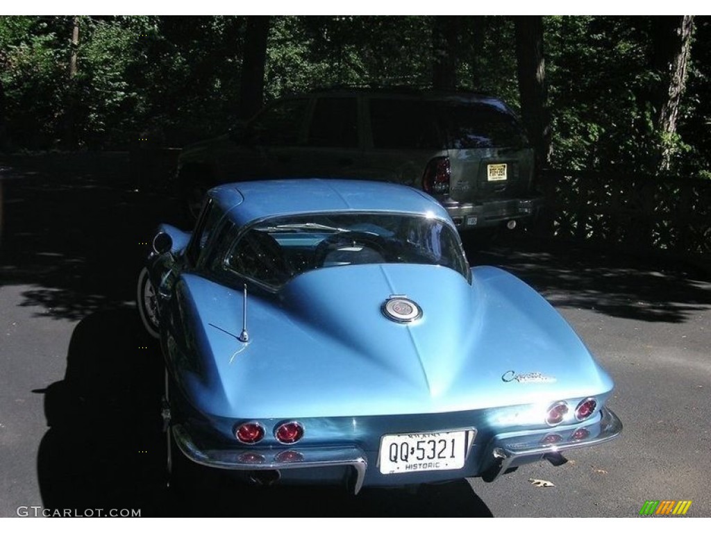 1965 Corvette Sting Ray Sport Coupe - Nassau Blue / White/Blue photo #3