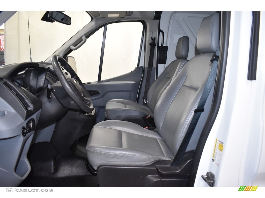 Pewter Interior 2018 Ford Transit Van 250 MR Long Photo #138490211