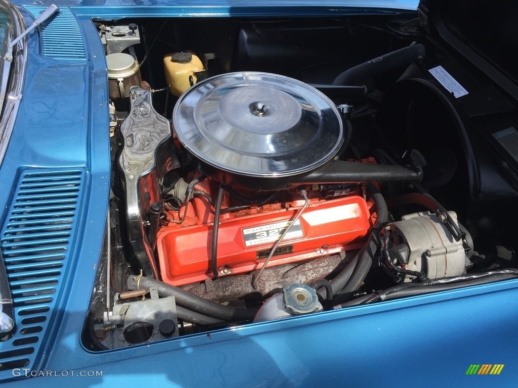 1965 Corvette Sting Ray Sport Coupe - Nassau Blue / White/Blue photo #16