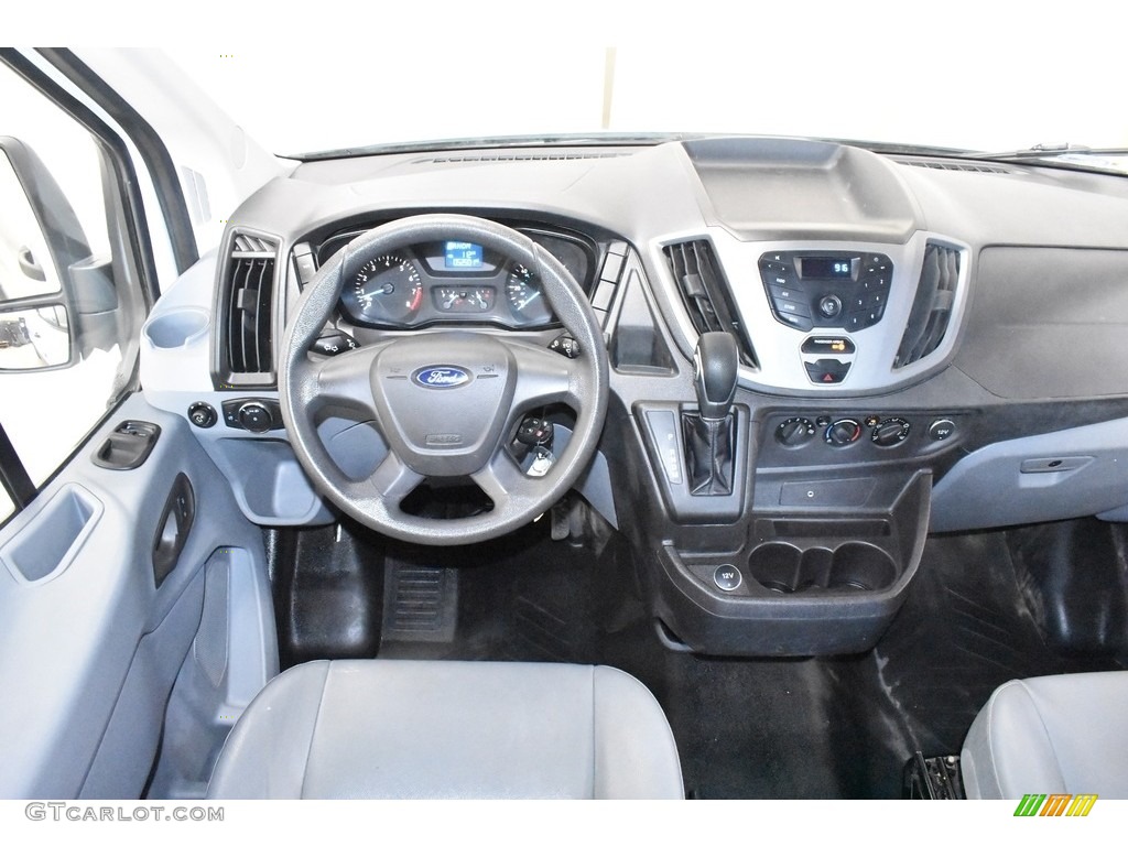 2018 Ford Transit Van 250 MR Long Pewter Dashboard Photo #138490308