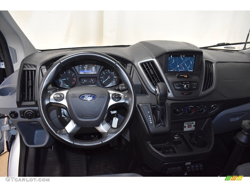 2017 Ford Transit Van 150 LR Regular Charcoal Black Dashboard Photo #138490907