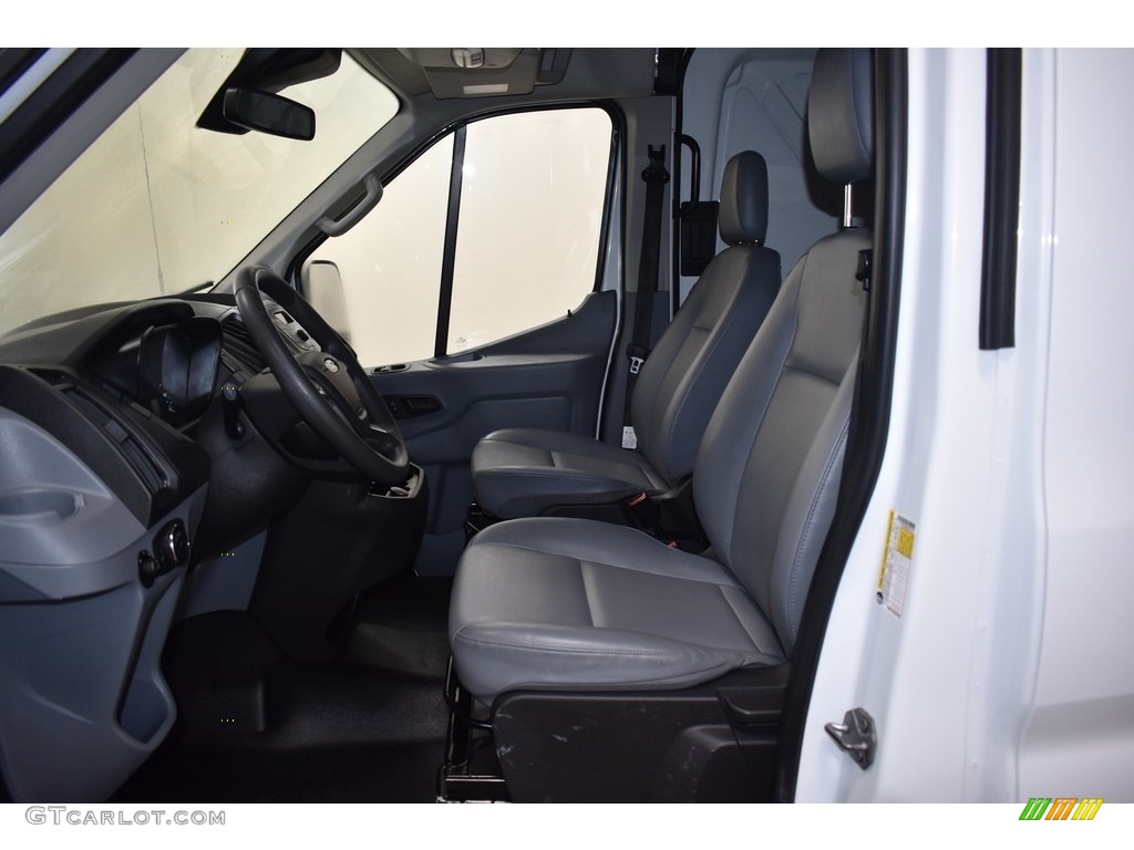 2019 Transit Van 250 HR Long - Oxford White / Charcoal black photo #7