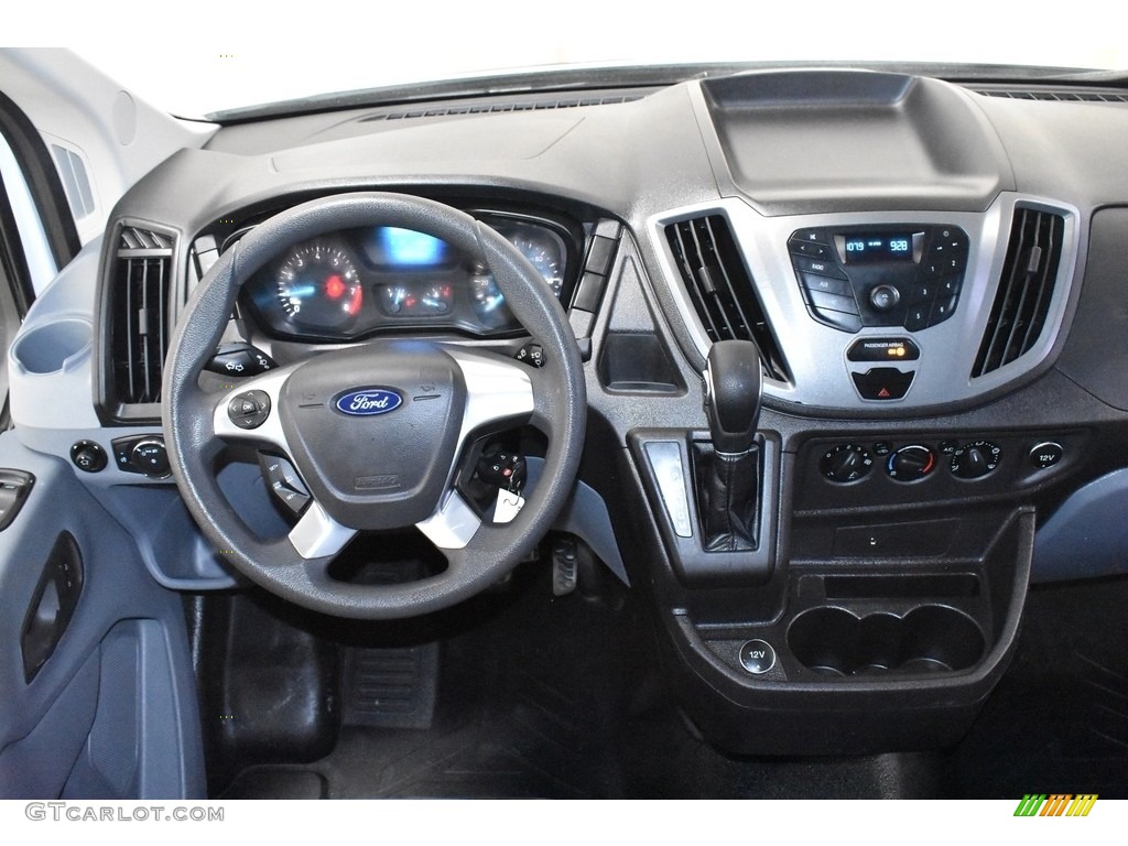 2019 Transit Van 250 HR Long - Oxford White / Charcoal black photo #12