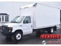 Oxford White 2016 Ford E-Series Van E350 Cutaway Commercial Moving Truck