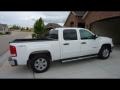 2012 Summit White GMC Sierra 1500 Hybrid Crew Cab 4x4  photo #3