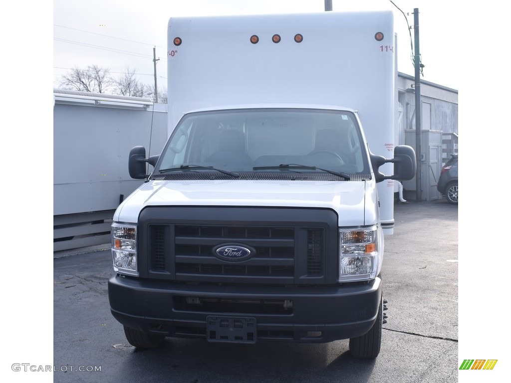 2019 E Series Cutaway E350 Commercial Moving Truck - Oxford White / Medium Flint photo #4