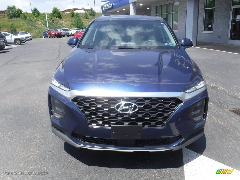 2019 Santa Fe SE AWD - Stormy Sea / Espresso/Gray photo #4