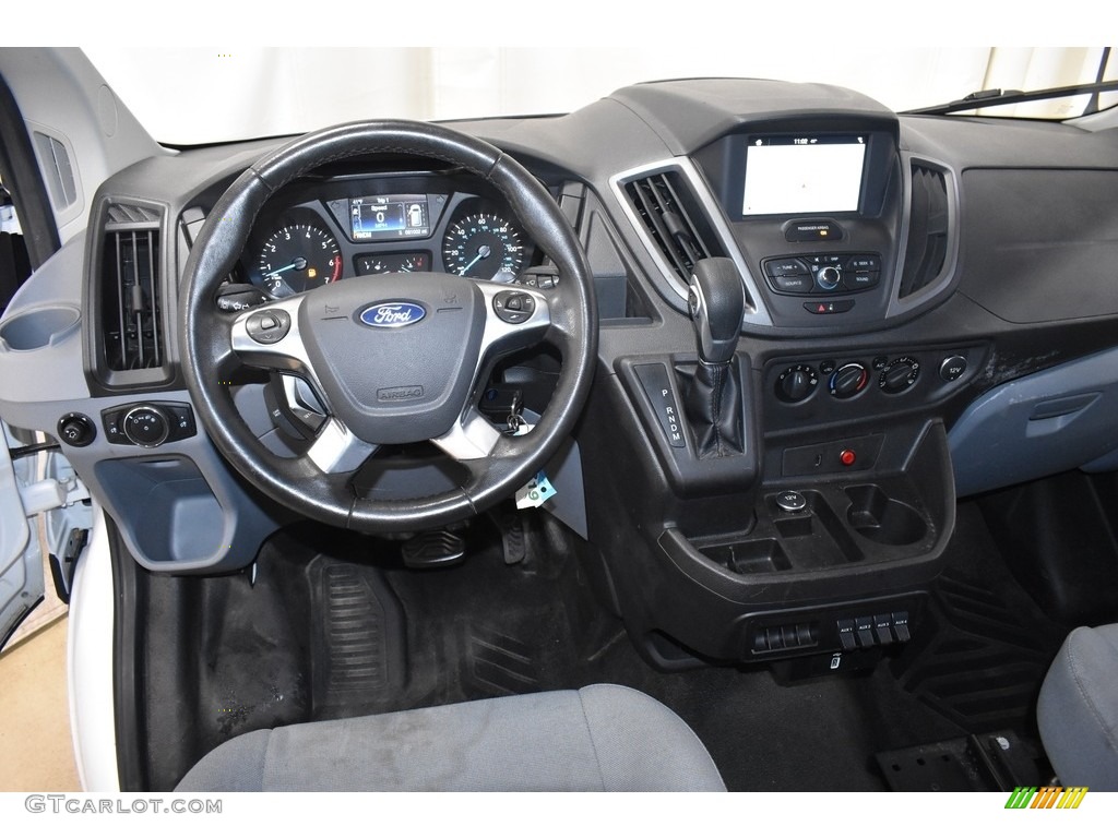 2016 Ford Transit 150 Van XL LR Regular Charcoal Black Dashboard Photo #138492579