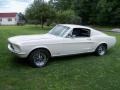 Wimbledon White 1967 Ford Mustang Fastback Exterior