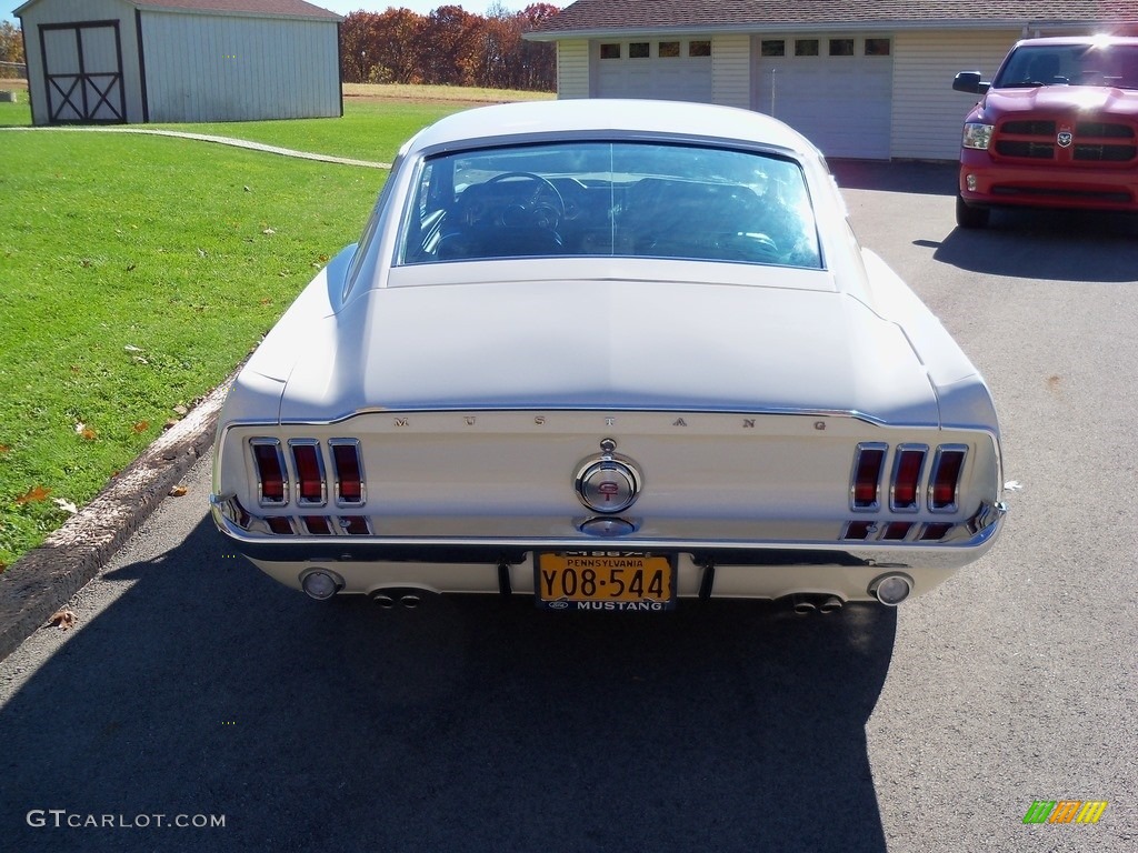 1967 Mustang Fastback - Wimbledon White / Black photo #7