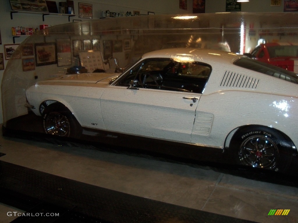1967 Mustang Fastback - Wimbledon White / Black photo #8