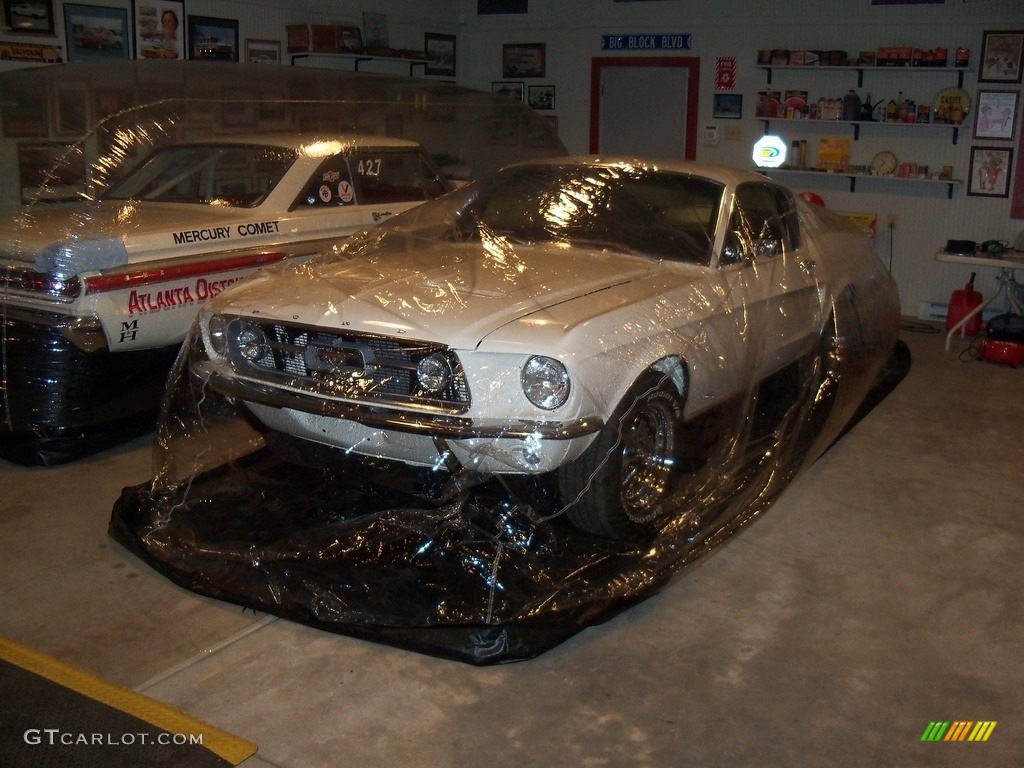 1967 Mustang Fastback - Wimbledon White / Black photo #9