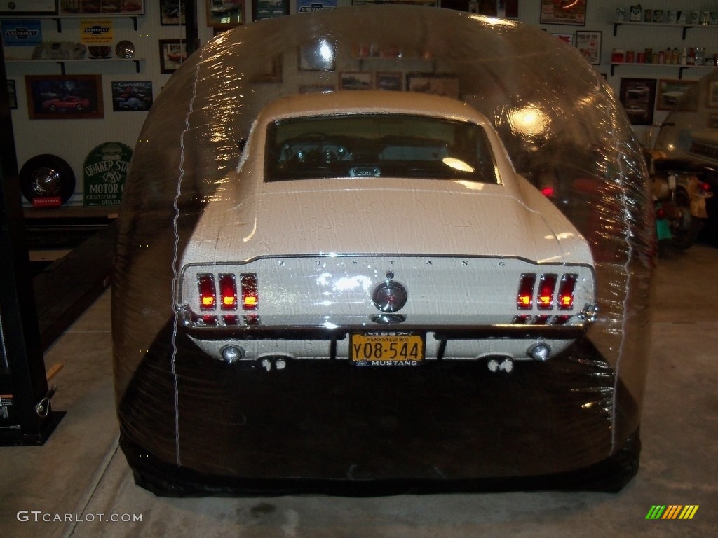 1967 Mustang Fastback - Wimbledon White / Black photo #10