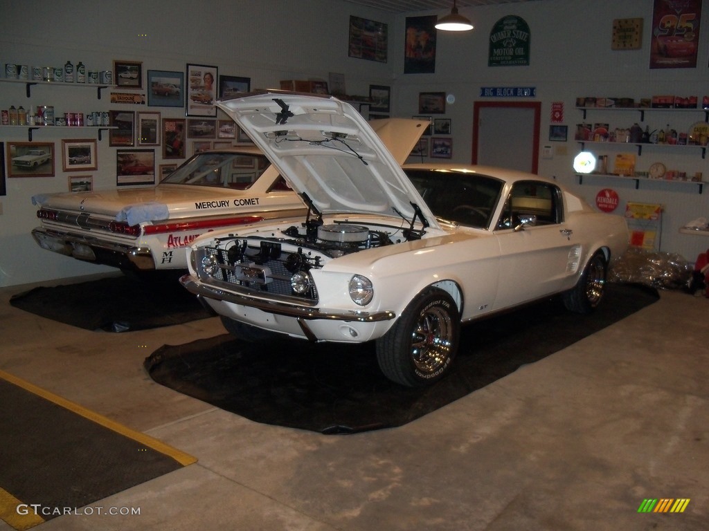 1967 Mustang Fastback - Wimbledon White / Black photo #12