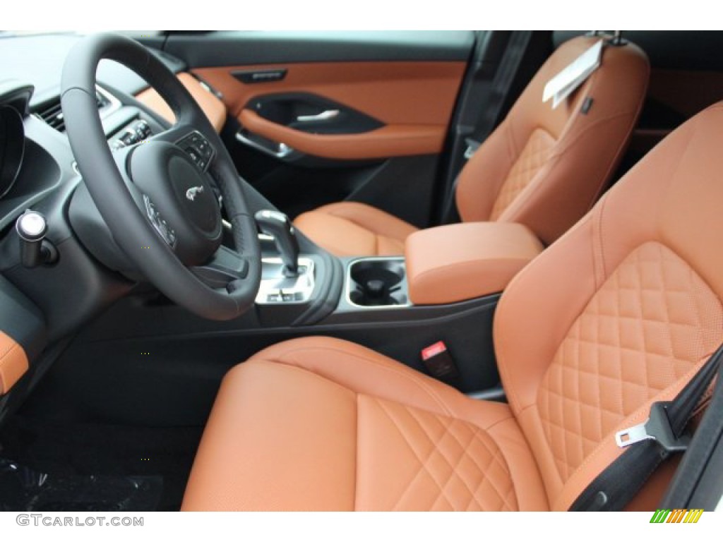 Ebony/Sienna Tan Interior 2020 Jaguar E-PACE Standard E-PACE Model Photo #138493683