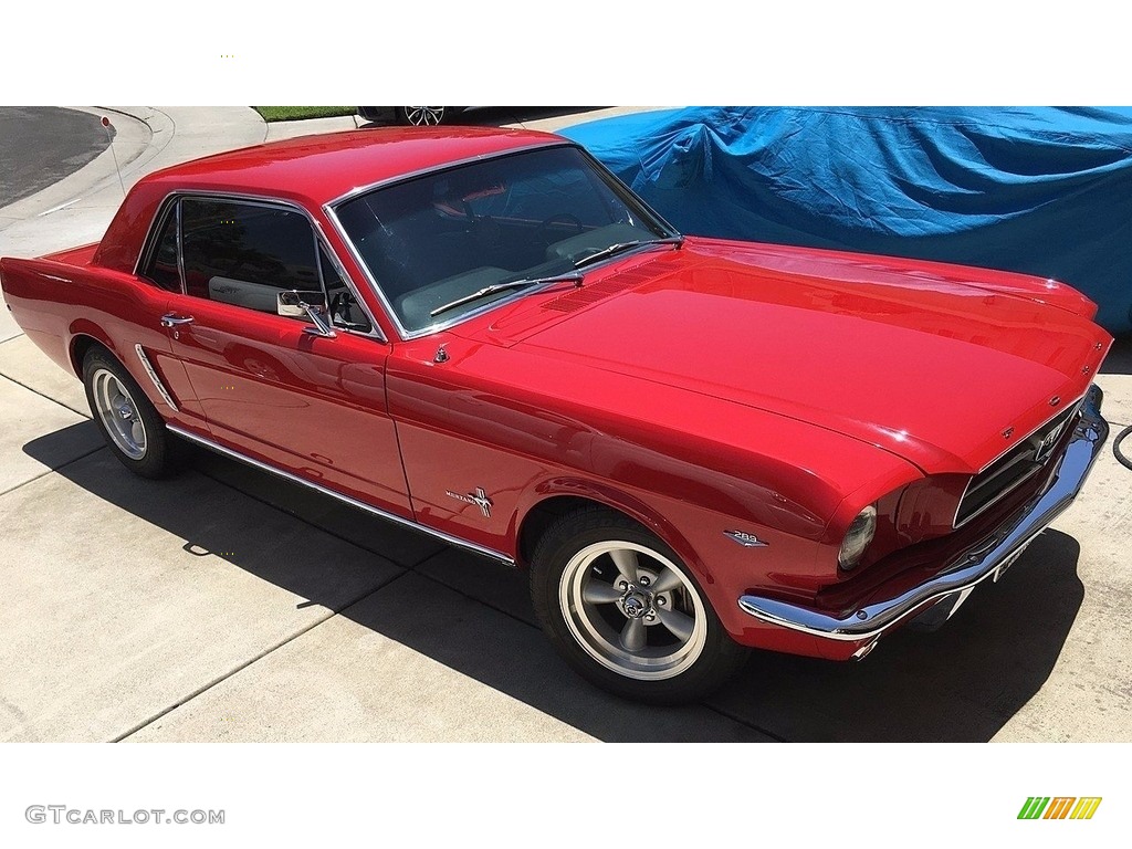 1965 Mustang Coupe - Red / Black photo #3