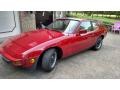 Malaga Red 1979 Porsche 924 Standard 924 Model Exterior