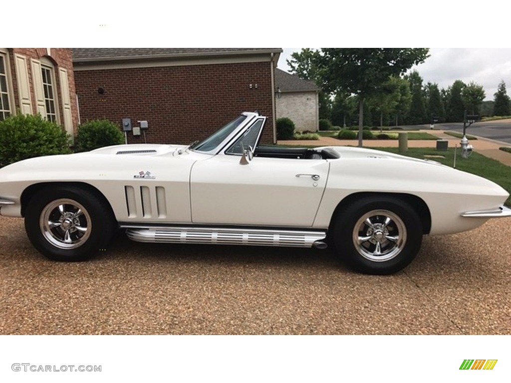 1966 Corvette Sting Ray Convertible - Ermine White / Black photo #1