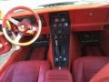 Red 1978 Chevrolet Corvette Coupe Interior