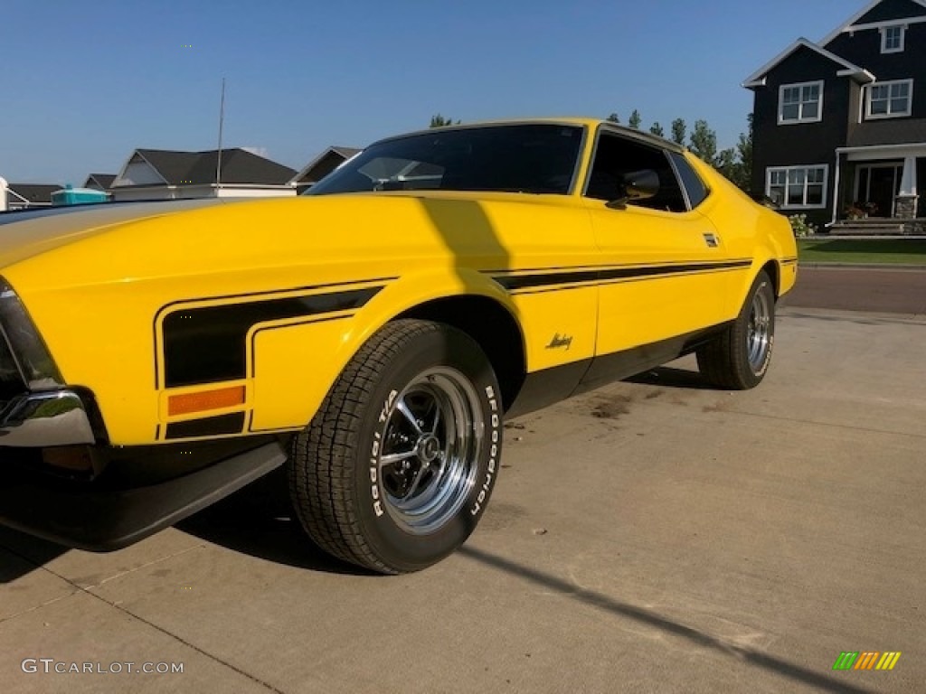 Grabber Yellow Ford Mustang