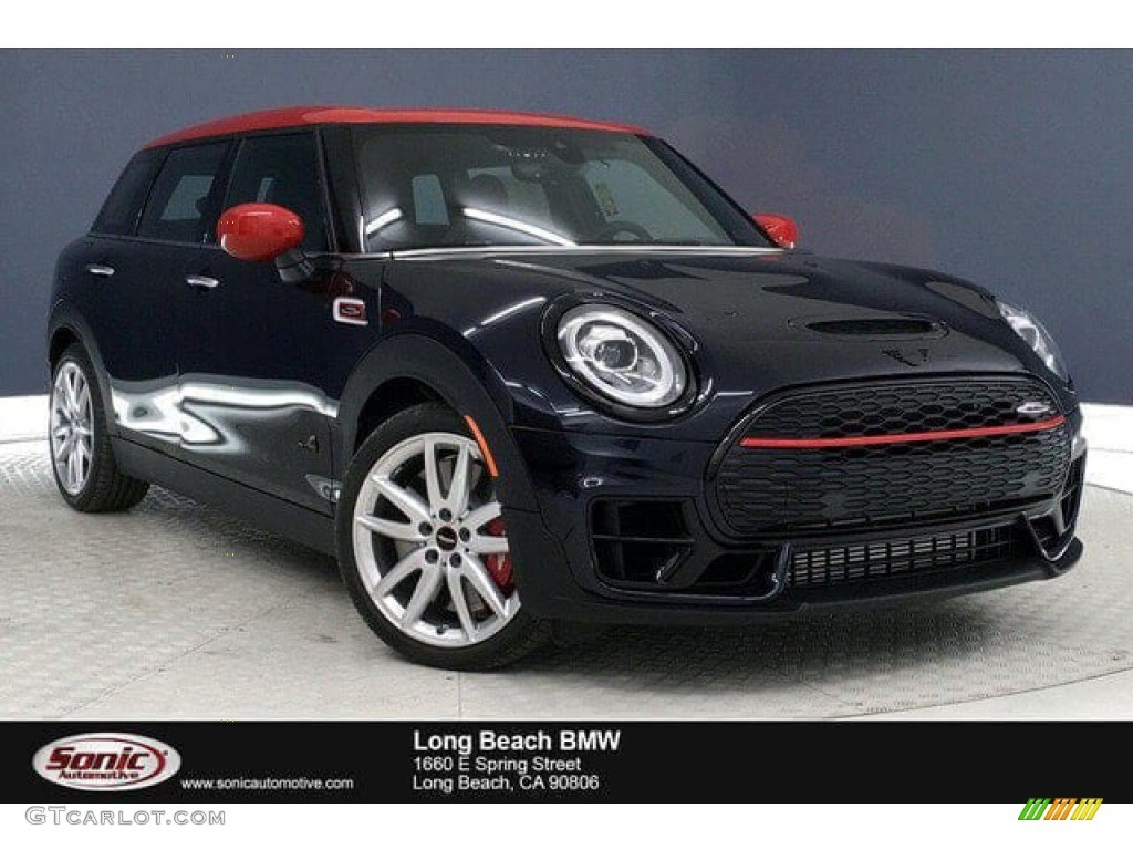 2020 Clubman John Cooper Works All4 - Enigmatic Black Metallic / Carbon Black photo #1