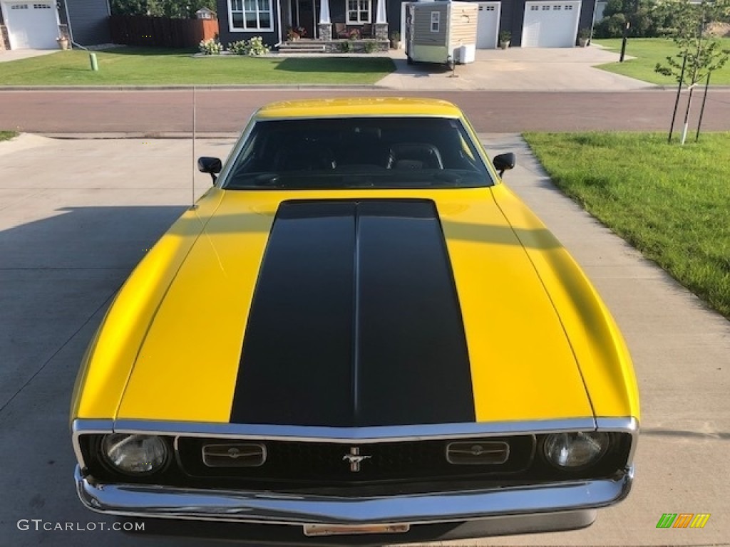 1971 Mustang Mach 1 - Grabber Yellow / Black photo #4
