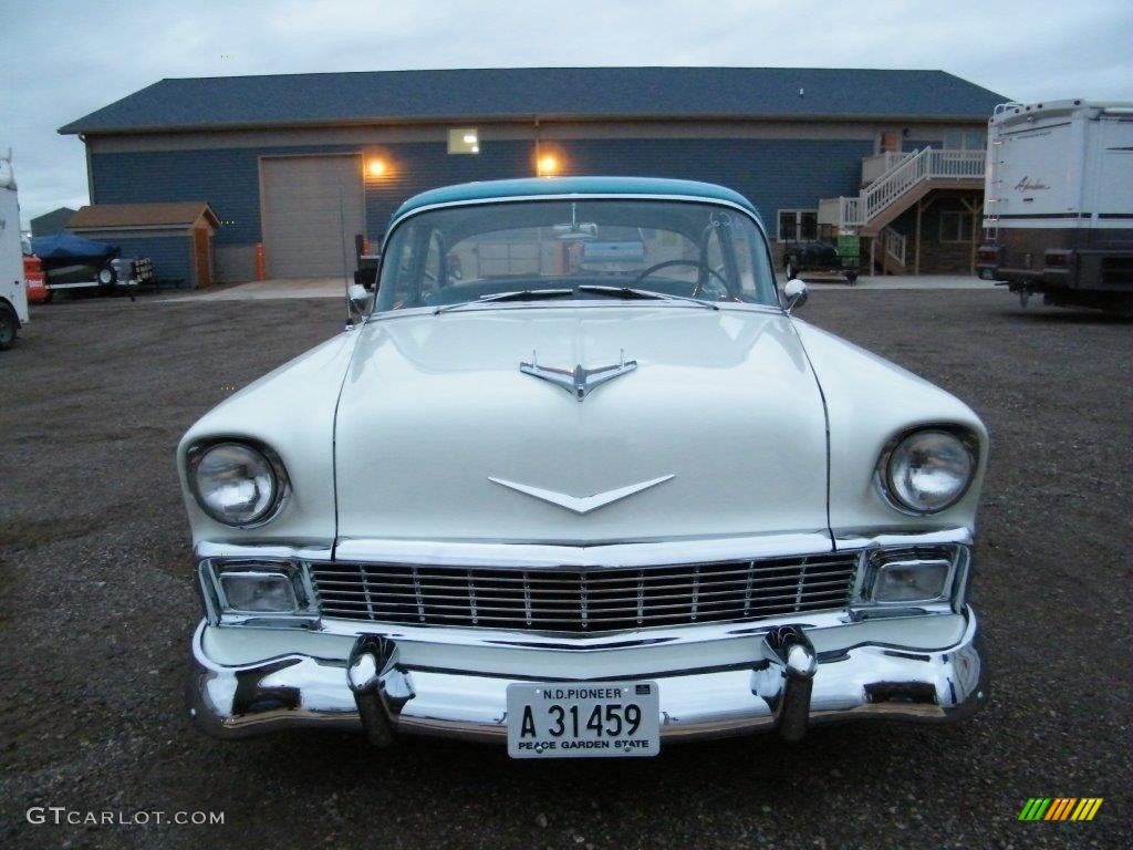 Twilight Turquoise 1956 Chevrolet 210 Delray 2 Door Sedan Exterior Photo #138500532