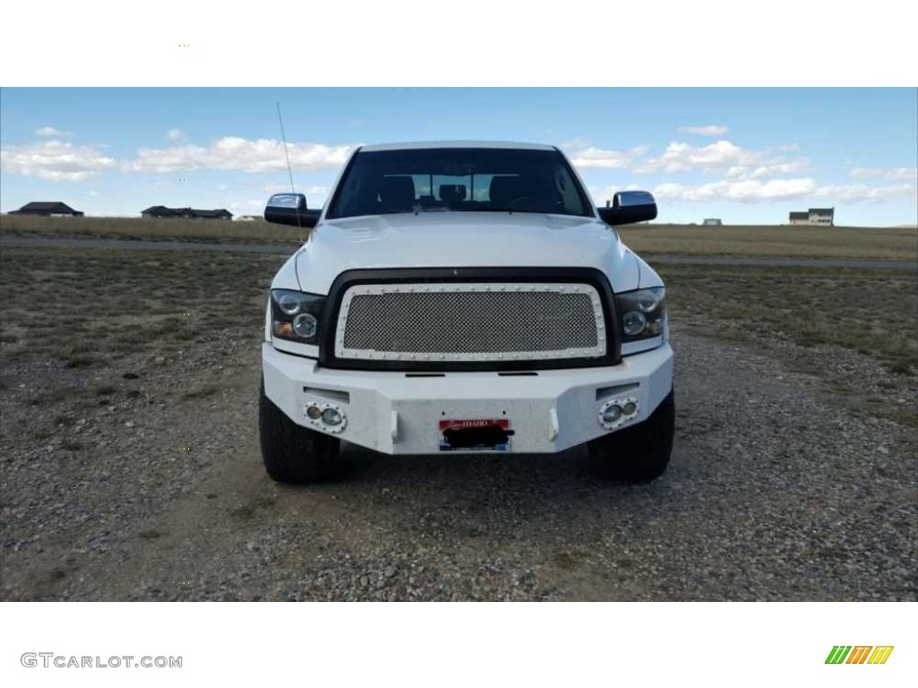 2012 Ram 3500 HD Laramie Mega Cab 4x4 - Bright White / Dark Slate photo #2