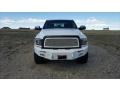 2012 Bright White Dodge Ram 3500 HD Laramie Mega Cab 4x4  photo #2