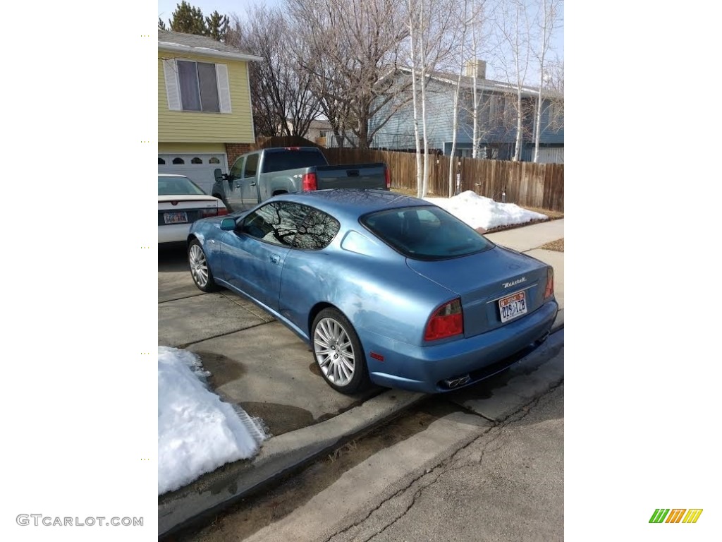 2002 Coupe Cambiocorsa - Blue Azurro (Light Blue) / Bue Navy photo #4