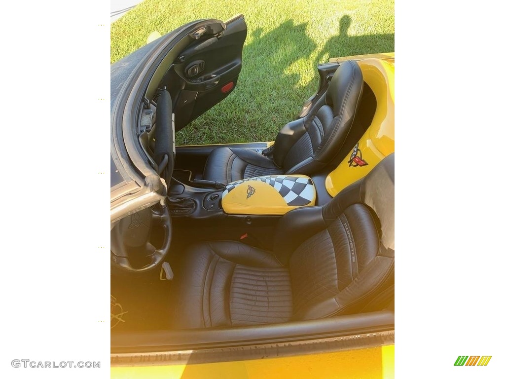 2000 Corvette Convertible - Millennium Yellow / Black photo #5