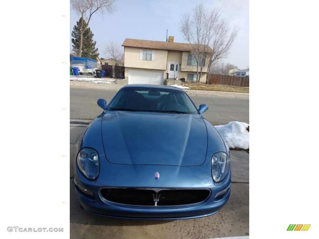 2002 Coupe Cambiocorsa - Blue Azurro (Light Blue) / Bue Navy photo #10
