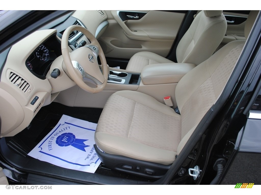 2017 Altima 2.5 SV - Super Black / Beige photo #11