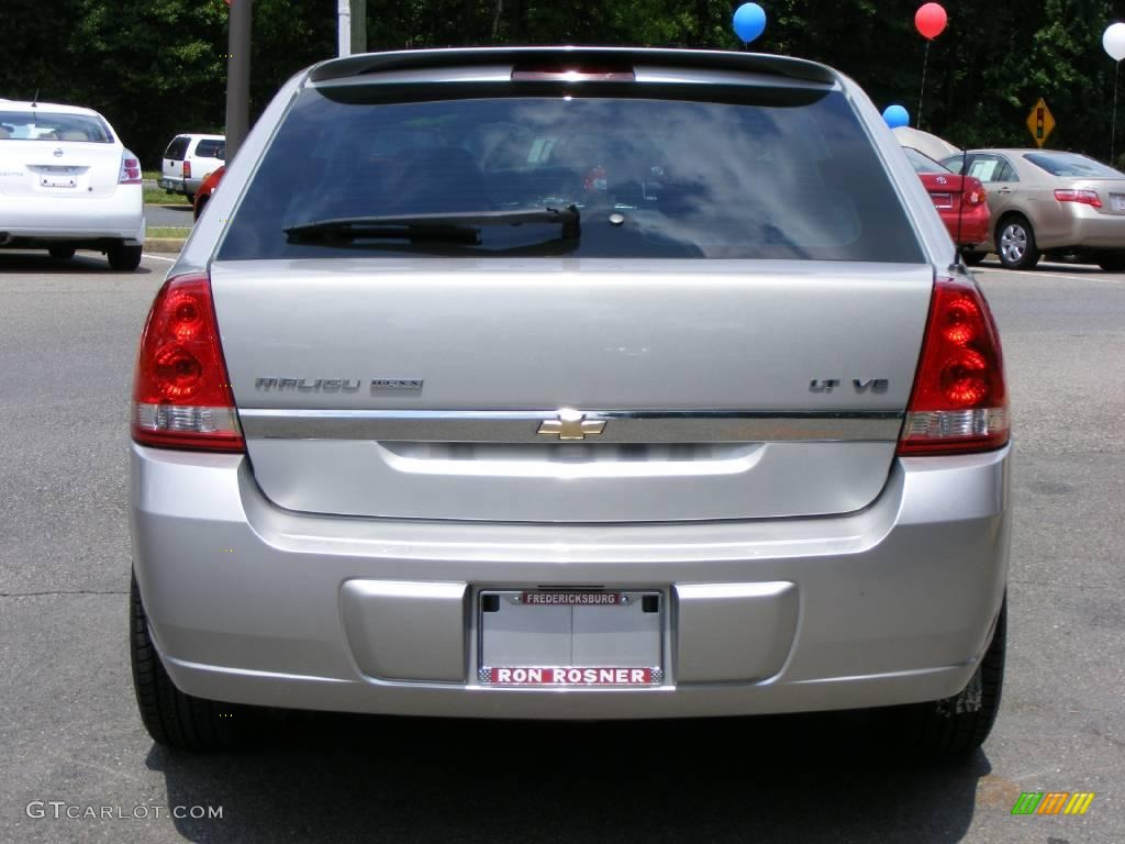2006 Malibu Maxx LT Wagon - Silverstone Metallic / Ebony Black photo #24