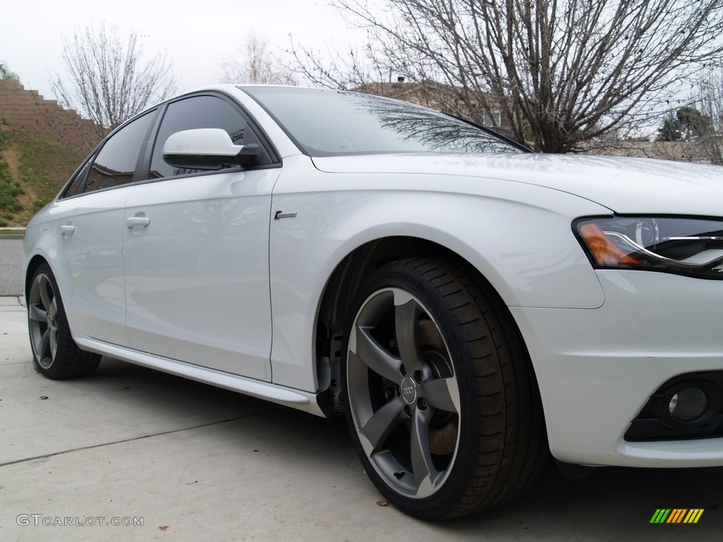 2012 S4 3.0T quattro Sedan - Ibis White / Black/Black photo #4