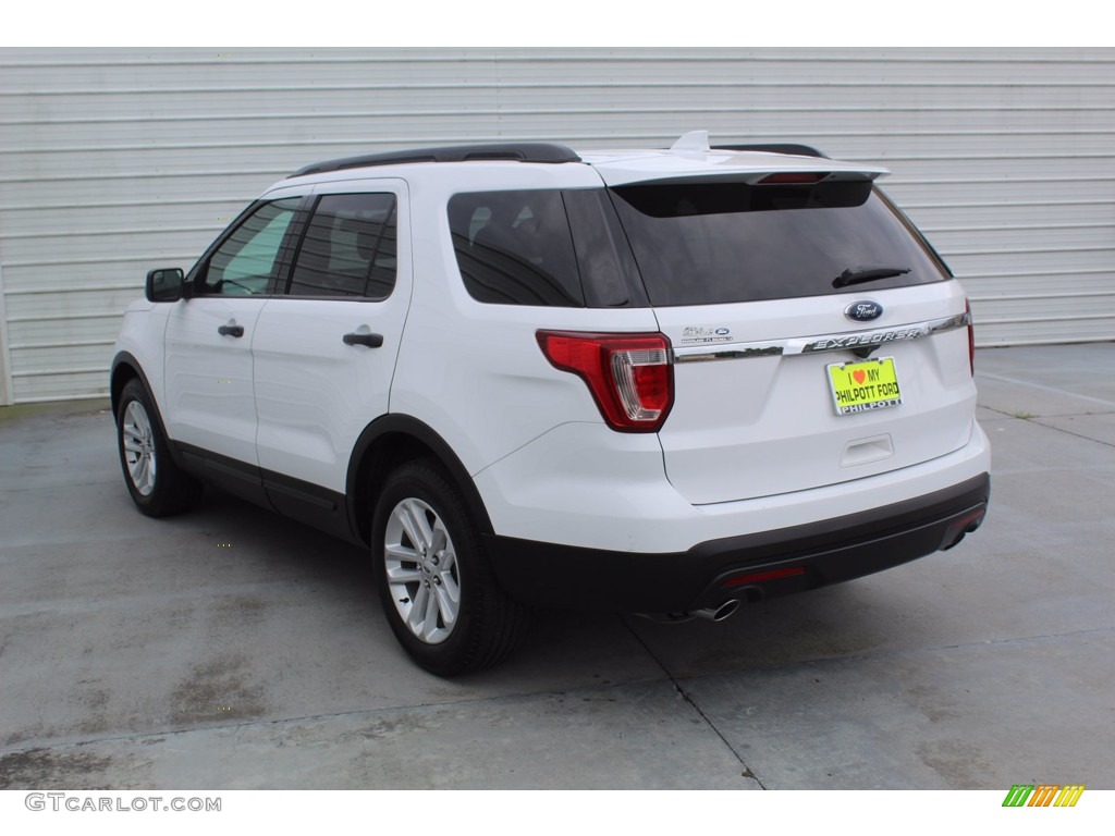 2017 Explorer FWD - Oxford White / Medium Light Camel photo #7
