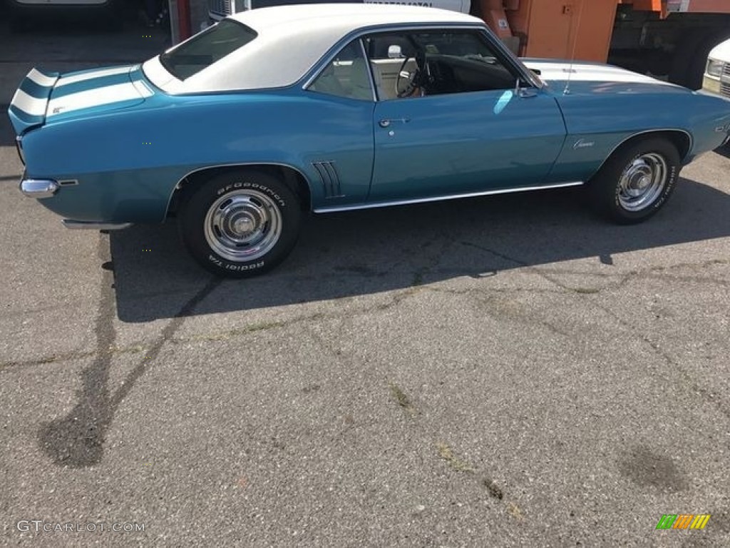 1969 Camaro Z28 Coupe - LeMans Blue / Ivory/Black photo #2