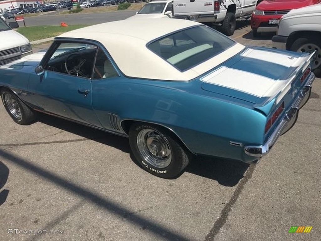 1969 Camaro Z28 Coupe - LeMans Blue / Ivory/Black photo #3
