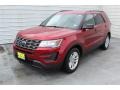 2017 Ruby Red Ford Explorer FWD  photo #4