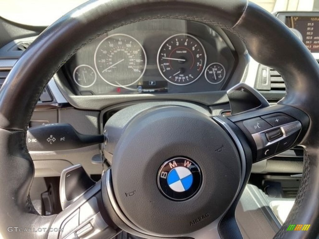 2014 3 Series 335i xDrive Sedan - Glacier Silver Metallic / Black photo #2