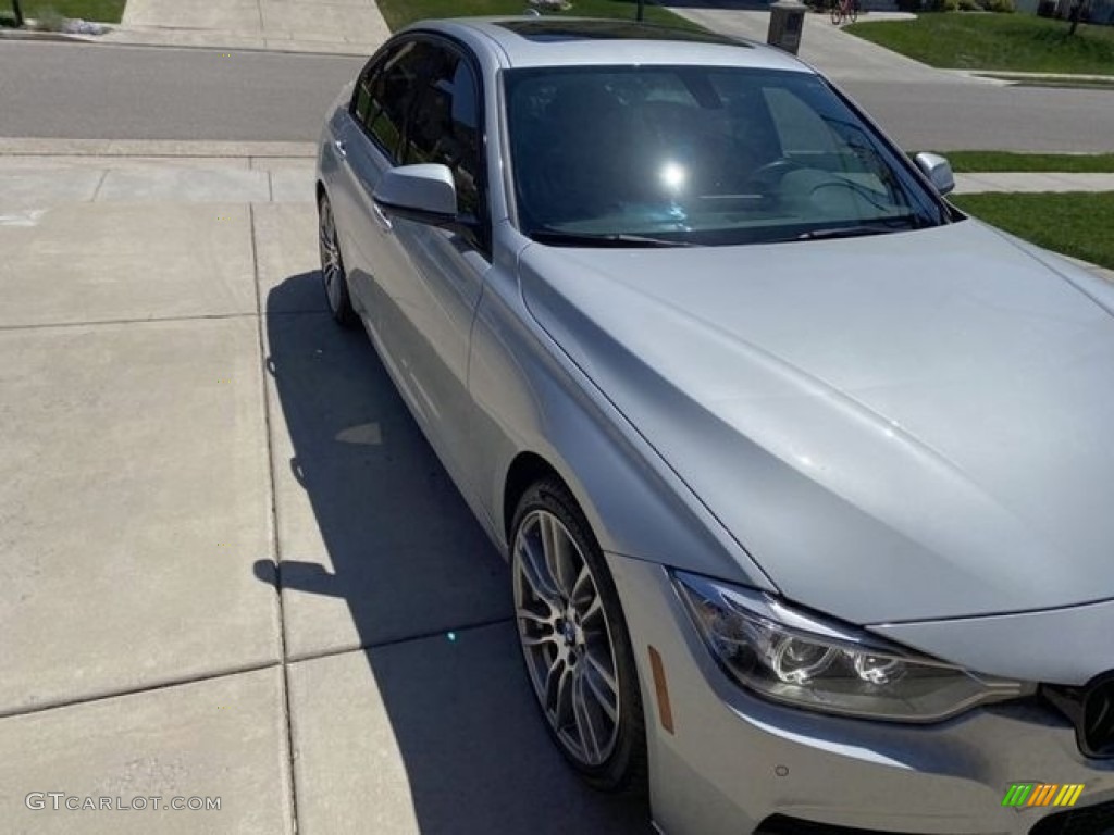 2014 3 Series 335i xDrive Sedan - Glacier Silver Metallic / Black photo #5