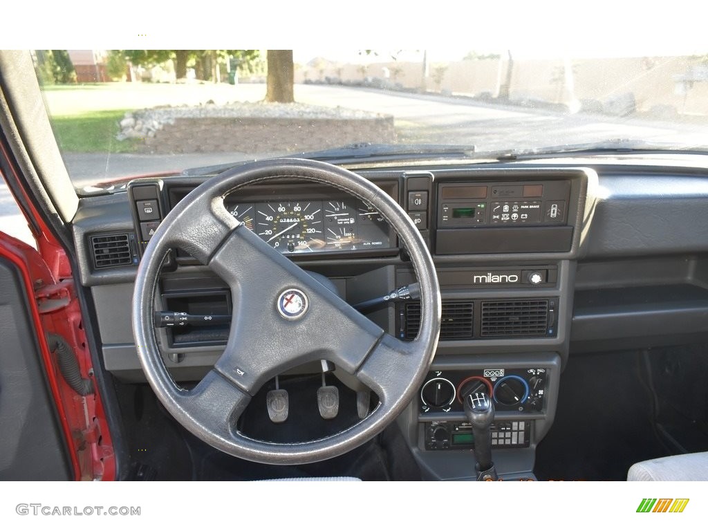 1987 Alfa Romeo Milano Gold Dashboard Photos