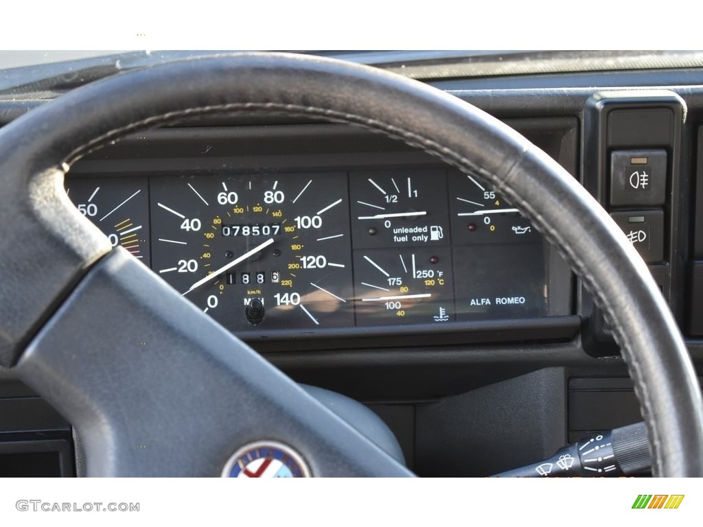 1987 Alfa Romeo Milano Gold Gauges Photo #138506901